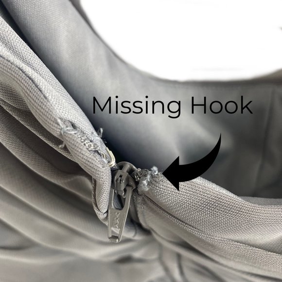 Davids Bridal - Bridesmaid Dress -  Grey One-Shoulder Mesh Dress with Lace Inset - Picture 7 of 11